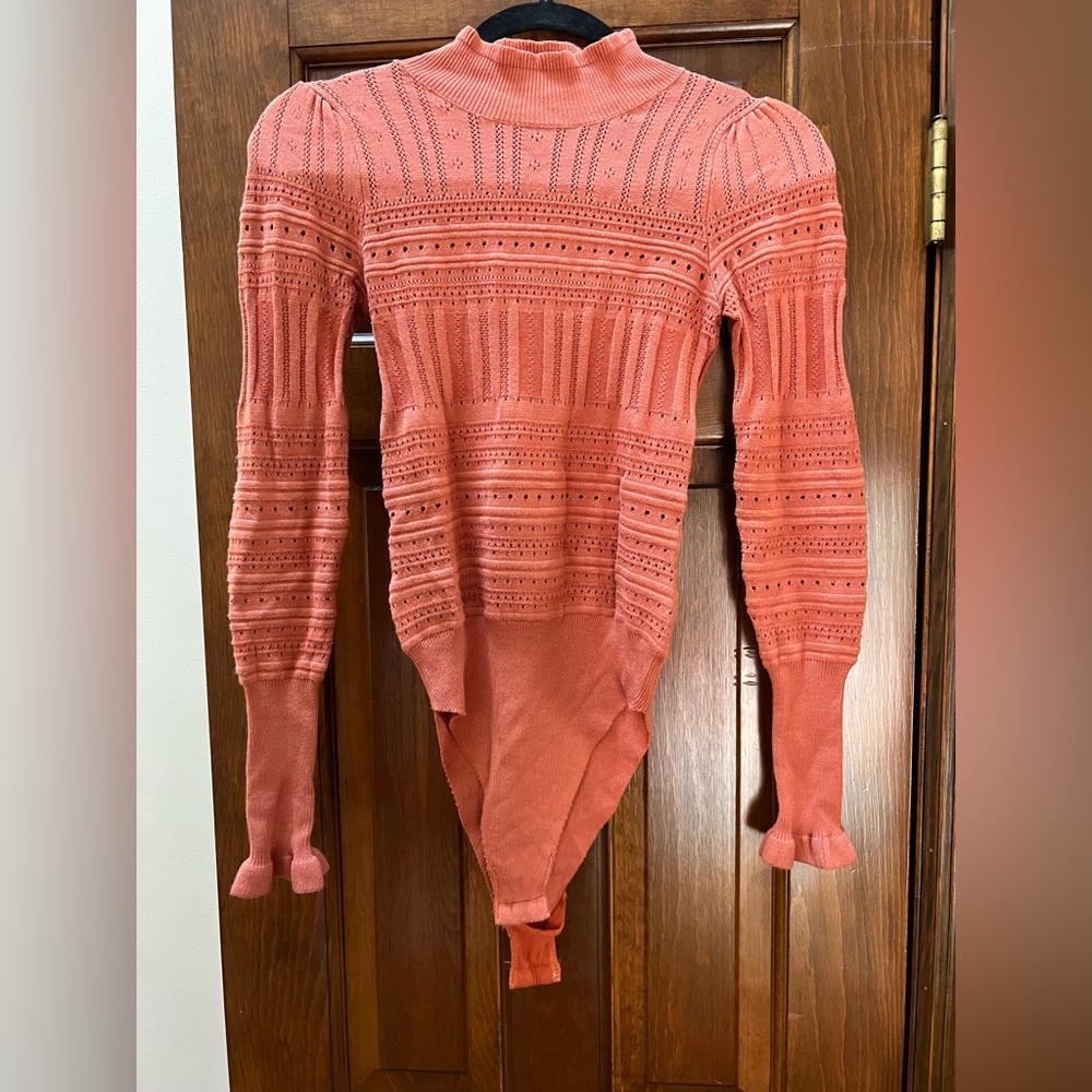 Free People long sleeve bodysuit